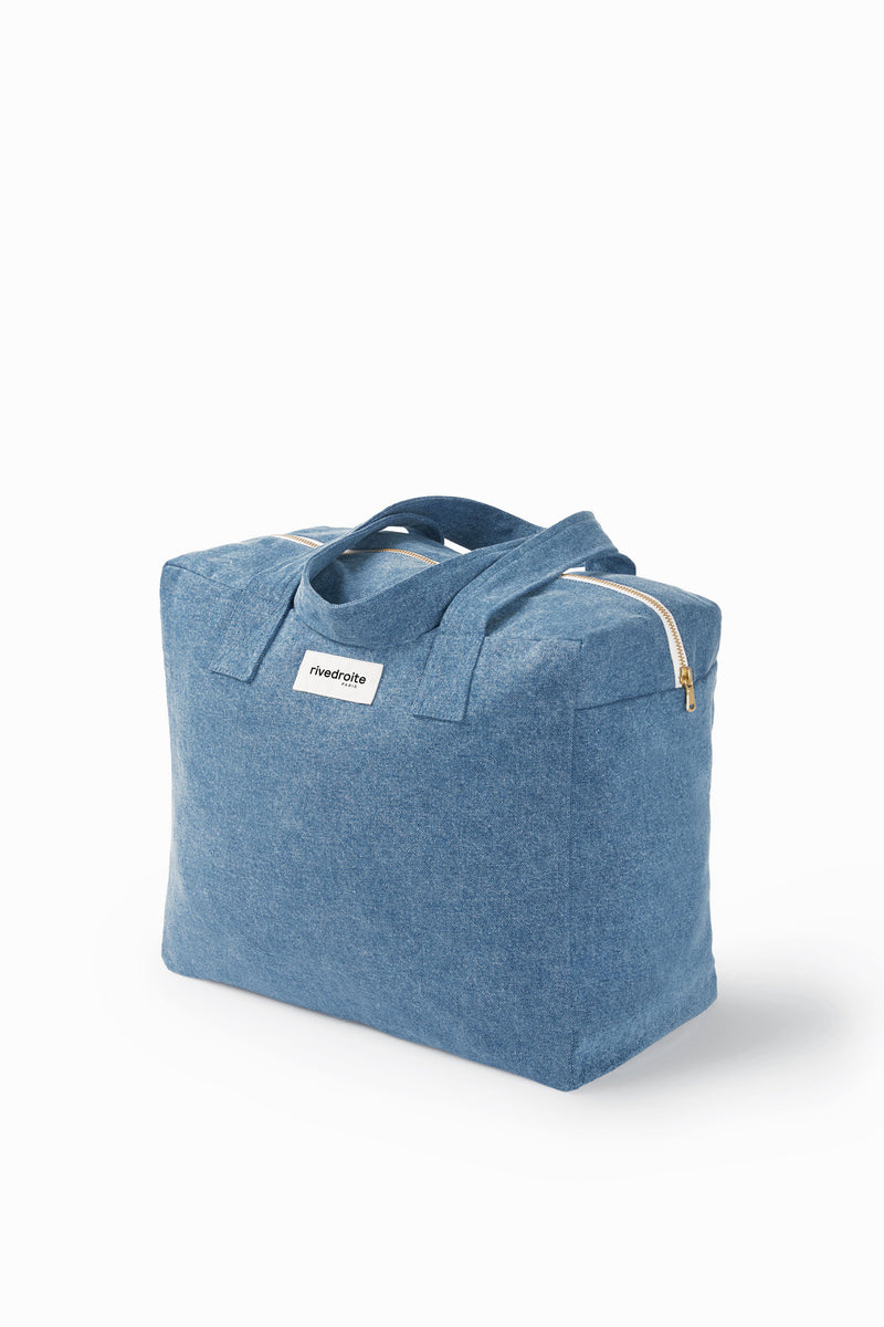 Célestins the 24-hour bag Upcycled stonewashed denim
