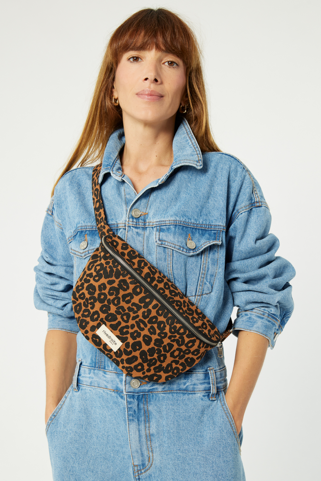 フランス発 レペット Sac banane Custine le sac banane | Coton recyclé Léopard | Rivedroite Paris