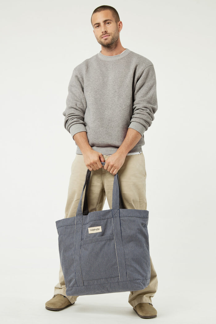 rive droite Amelot le sac cabas Coton recyclé Océan