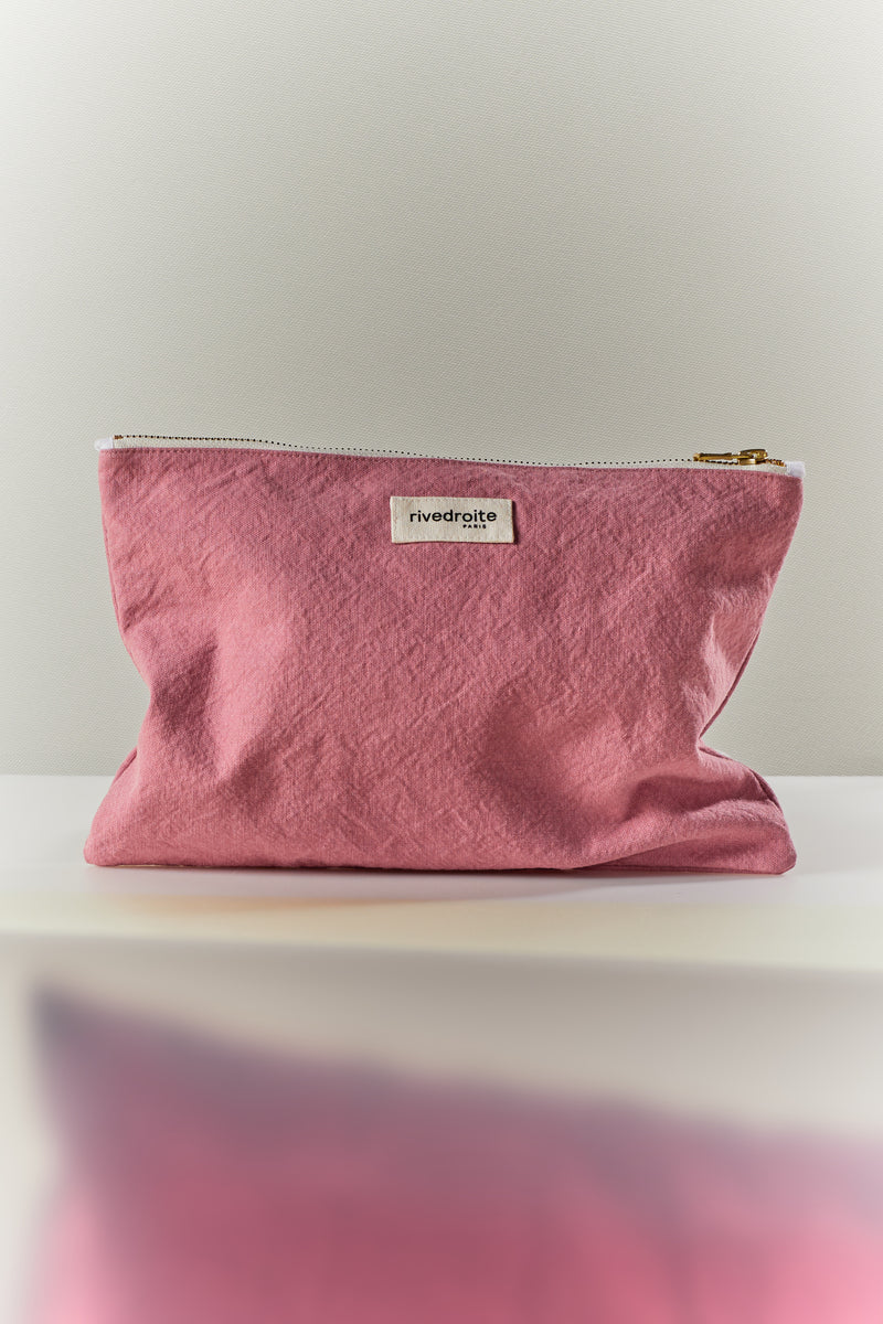 Barbette Medium la pochette - Coton recyclé bois de rose