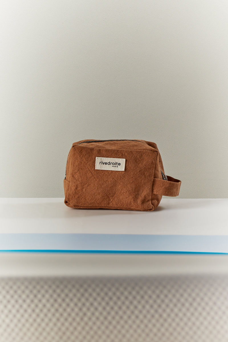 Tournelles la petite trousse - Coton recyclé camel