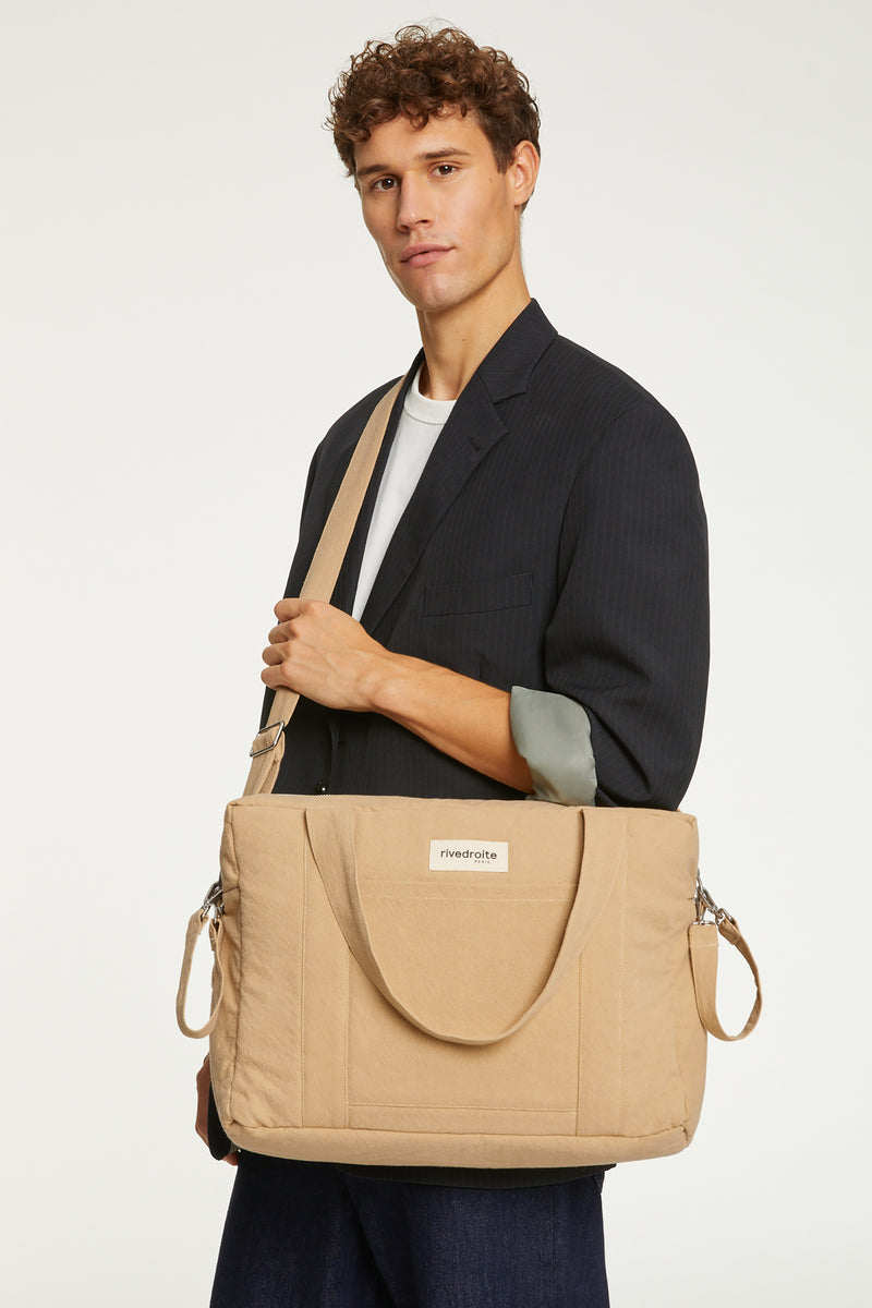 Darcy l'anti sac à langer - Coton recyclé Beige