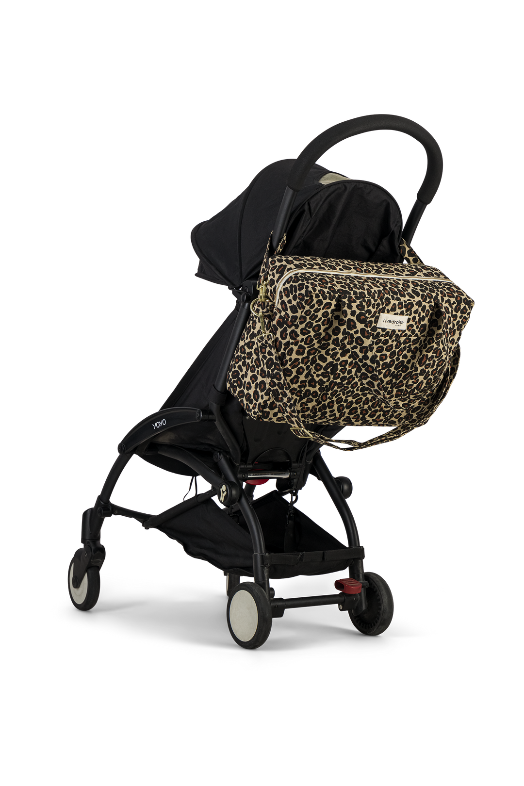 Darcy l'anti sac à langer Coton recyclé Léopard Beige