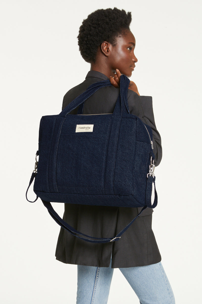Darcy l'anti sac à langer - Denim Brut recyclé