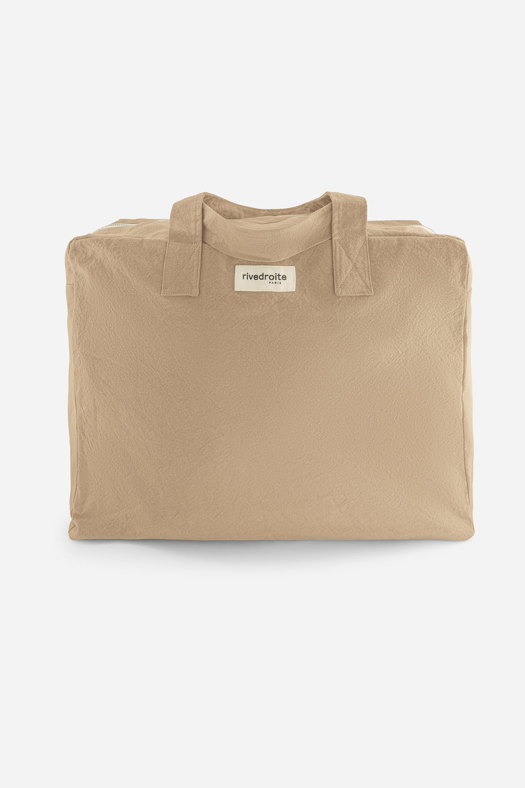 Elzévir le grand sac weekend Coton recyclé beige – Rivedroite Paris