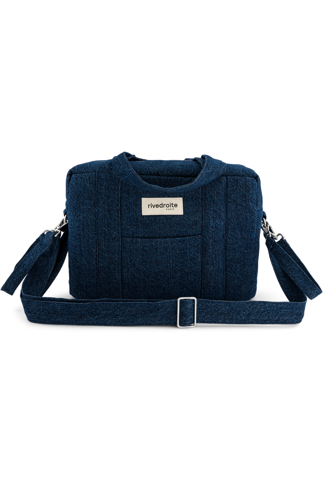 Mini Darcy the anti diaper bag - Upcycled raw denim – Rivedroite Paris