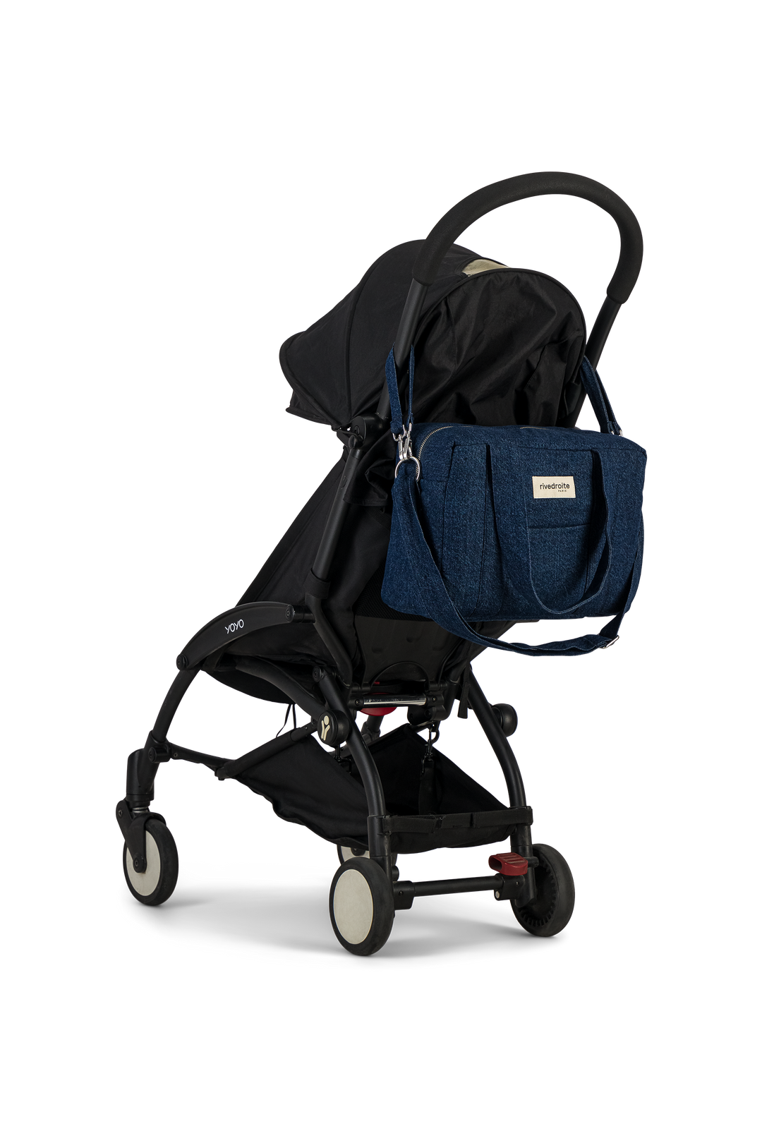 Mini Darcy the anti diaper bag - Upcycled raw denim – Rivedroite Paris