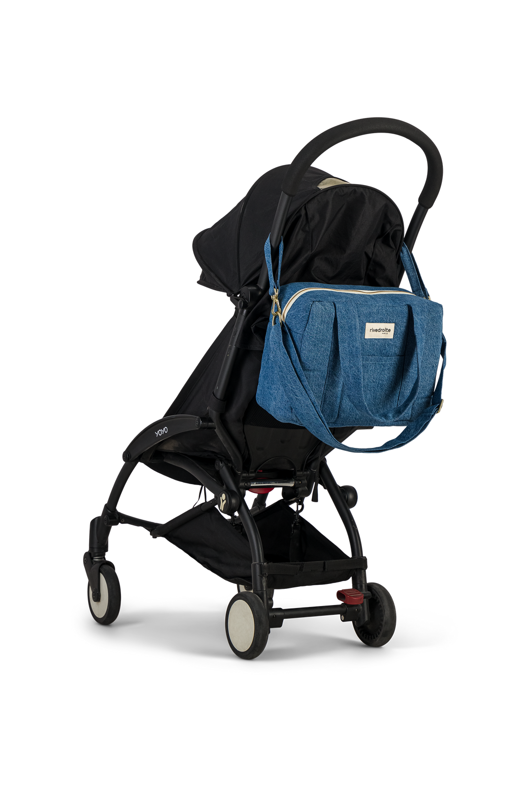 Mini Darcy the anti diaper bag - Stone washed denim – Rivedroite Paris