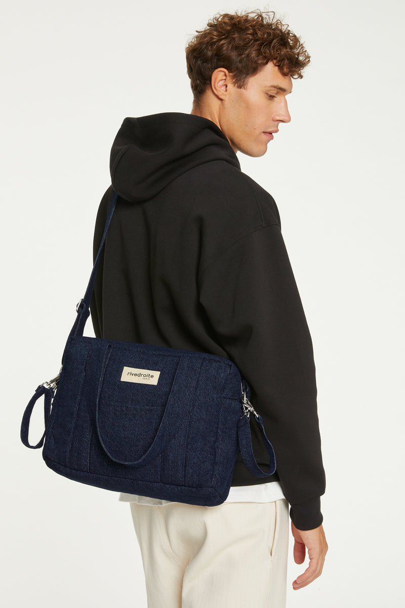 Mini Darcy l'anti-sac à langer - Denim Brut recyclé
