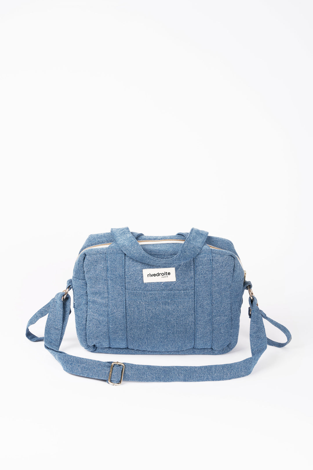 Mini Darcy the anti diaper bag - Stone washed denim – Rivedroite Paris 