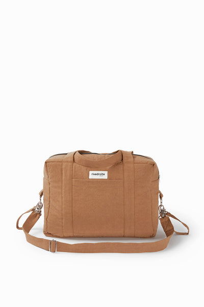 Darcy l anti sac a langer Coton recycle camel Rivedroite Paris