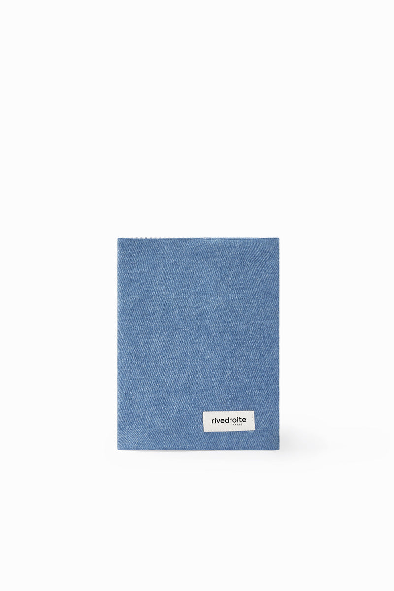 Gabin le protège carnet de santé - Denim Clair recyclé