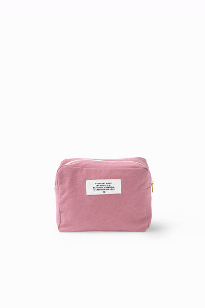 La pochette en collaboration avec Lili Barbery - Coton recyclé Bois de Rose