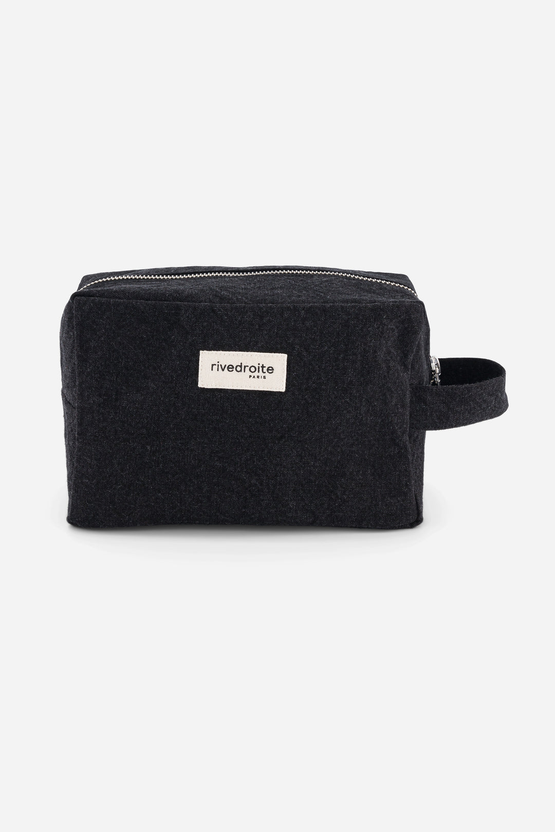 パリ発コットン化粧ポーチ TOURNELLES ☆ rive droite PARIS Tournelles the XL pouch - Recycled Cotton Black – Rivedroite